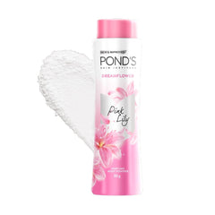 POND'S Dream Flower Talc 80g packaging for convenient daily care.