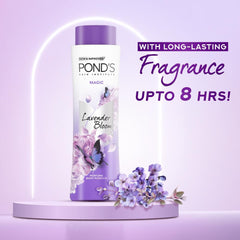 Pond's Dreamflower Talco, brillo instantáneo y piel más luminosa.