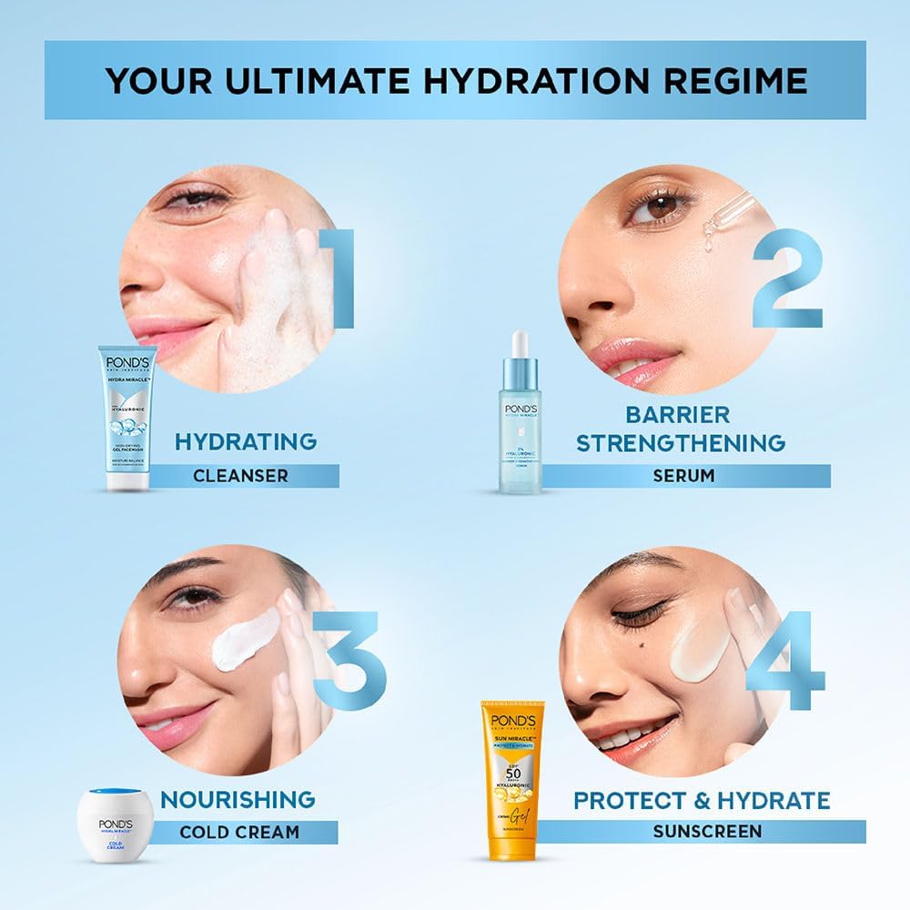 Texture shot of POND'S Cold Cream for smooth, creamy application