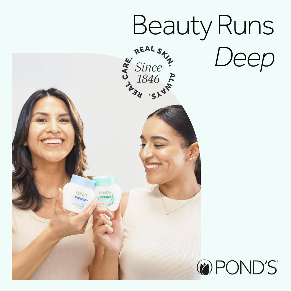 POND'S Rejuveness crema: dermatológicamente testada para uso diario.