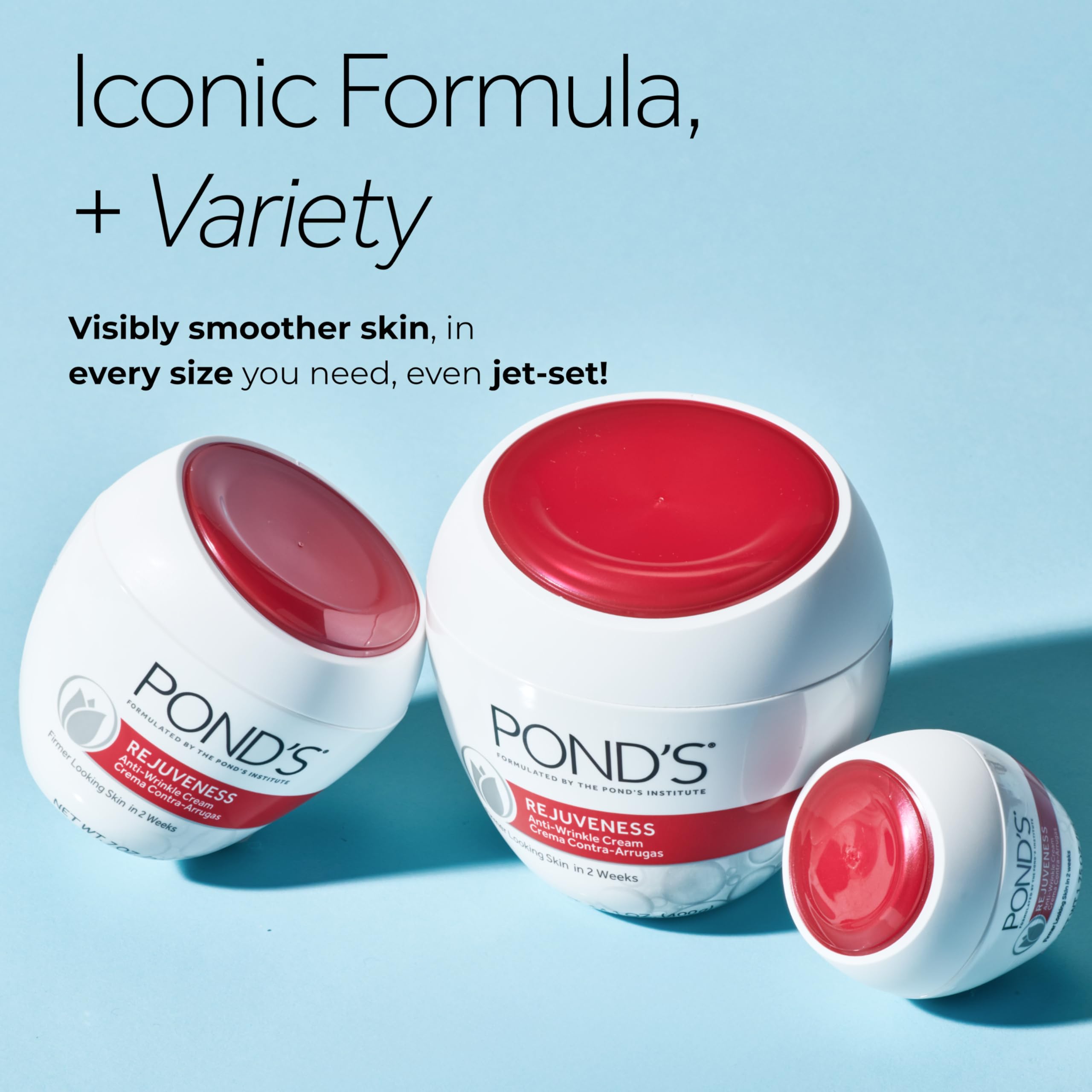 POND'S Rejuveness crema: apta para todo tipo de piel y no obstruye poros.