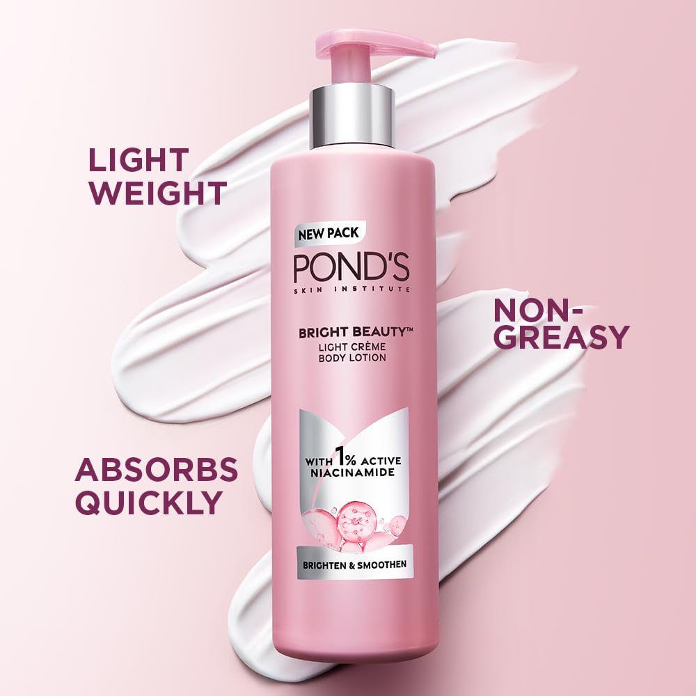 POND'S lotion provides a natural glow and hydration.