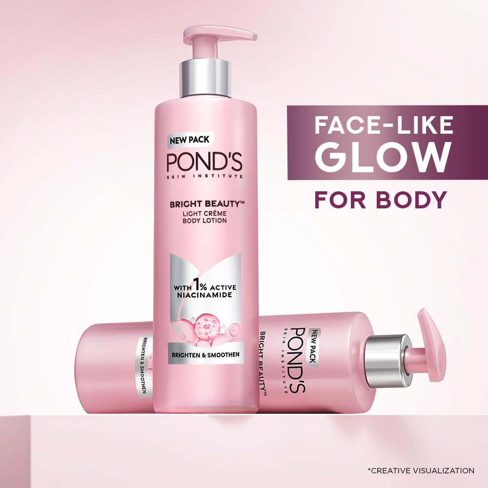 POND'S travel-friendly size supports on-the-go hydration.