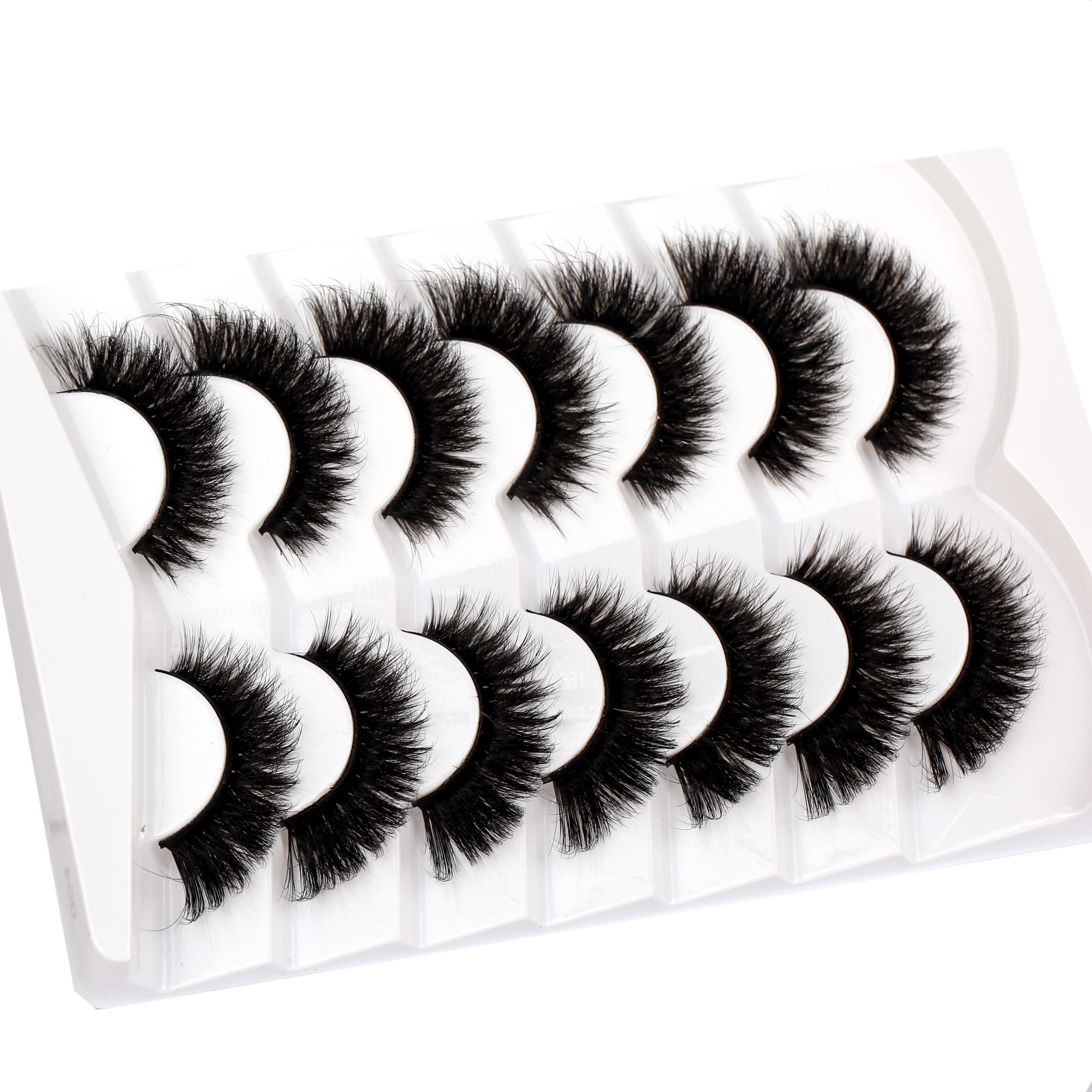 Pooplunch 7-pairs-pack lashes let you experiment with multiple day-to-night styles.