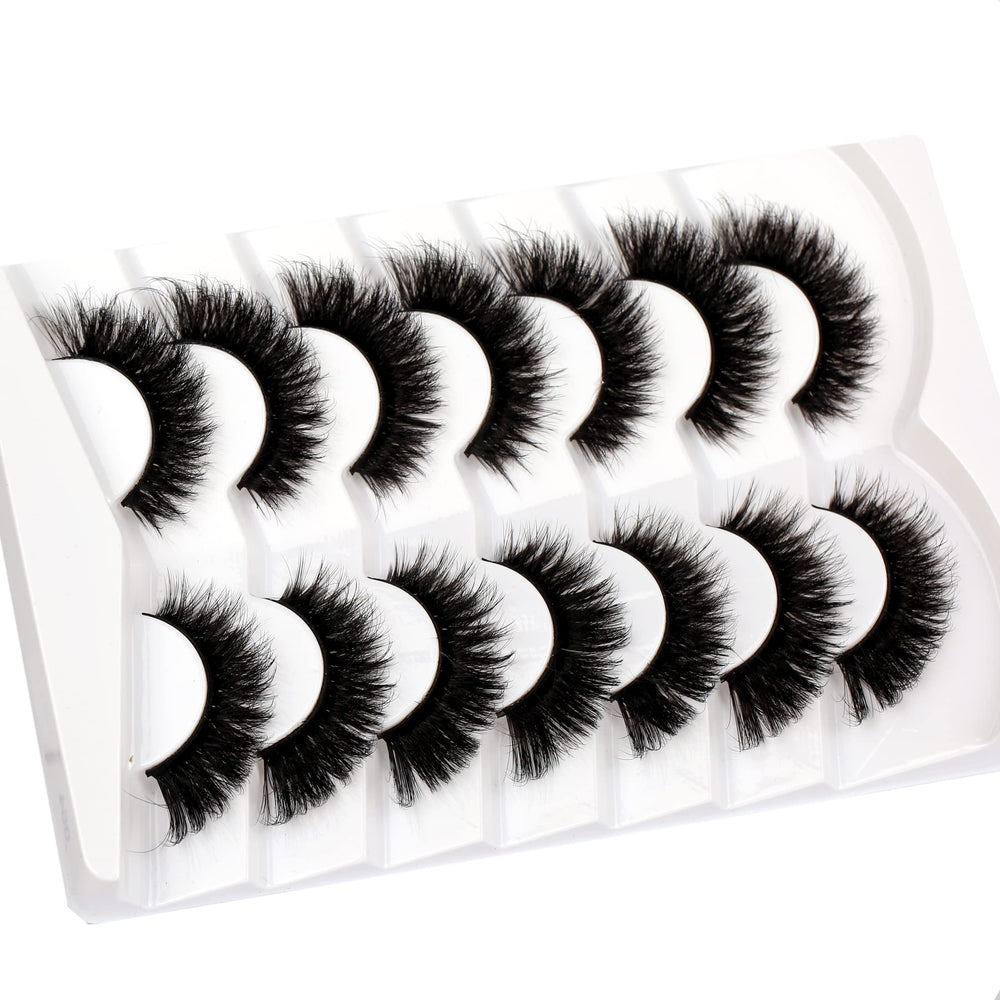 Pooplunch 7-pairs-pack lashes let you experiment with multiple day-to-night styles.