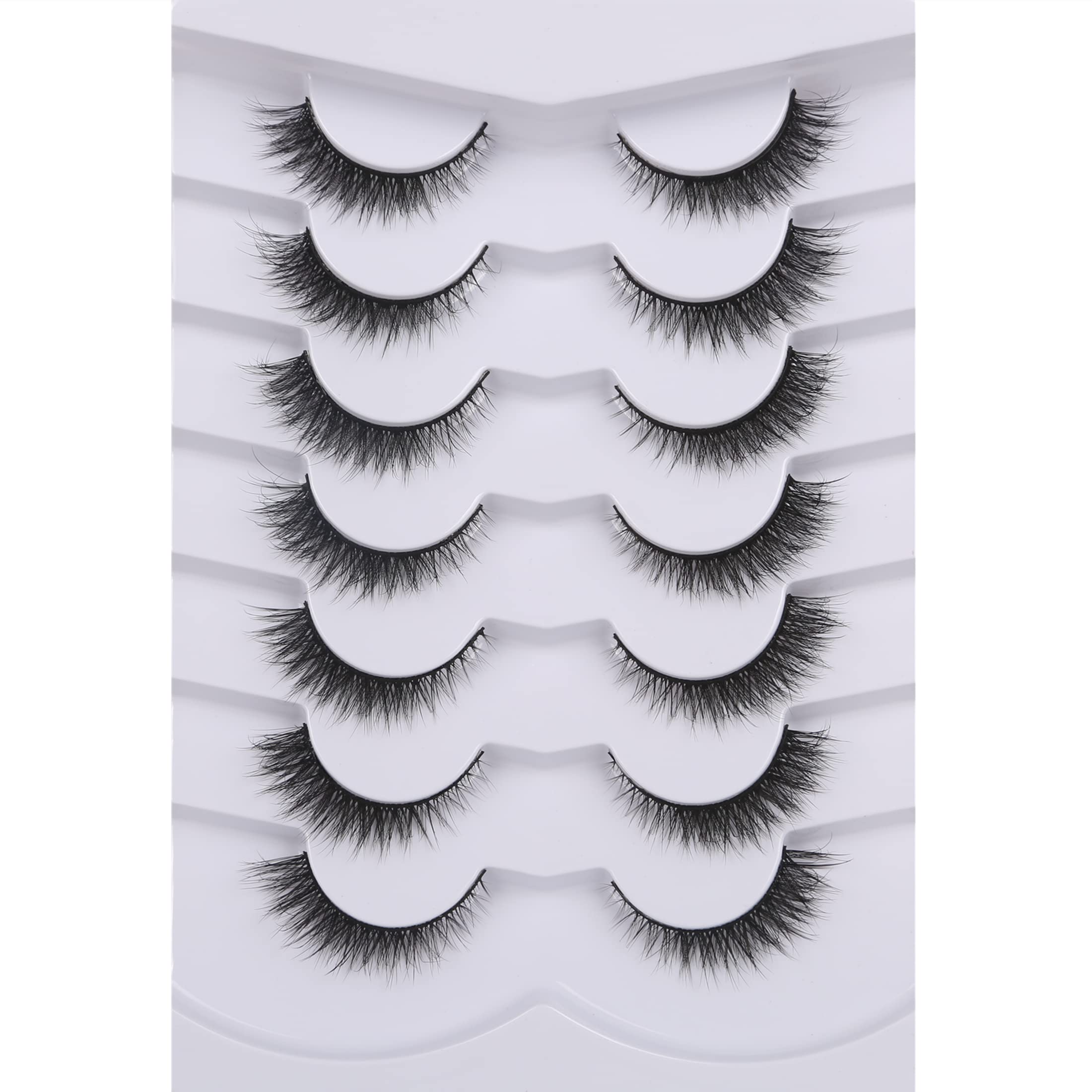 Pooplunch 8D silk lashes for soft fullness and natural day-to-night look