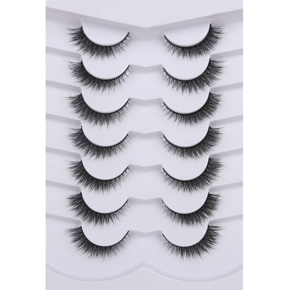 Pooplunch 8D silk lashes for soft fullness and natural day-to-night look