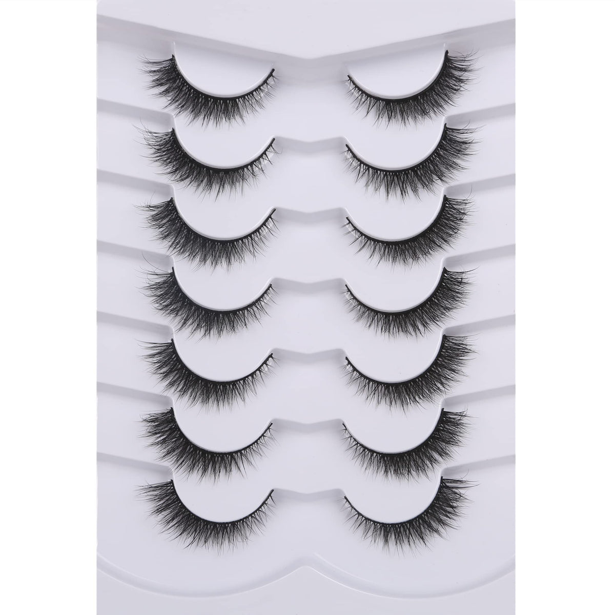 Pooplunch 8D silk lashes for soft fullness and natural day-to-night look