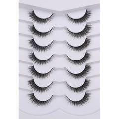 Pooplunch 8D silk lashes for soft fullness and natural day-to-night look