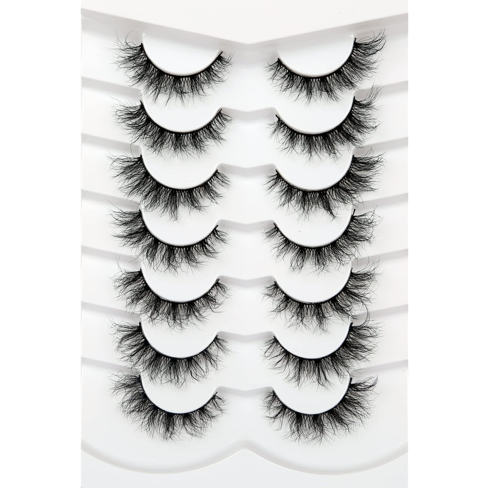 Pooplunch 8D wispy lashes for natural flutter and subtle drama