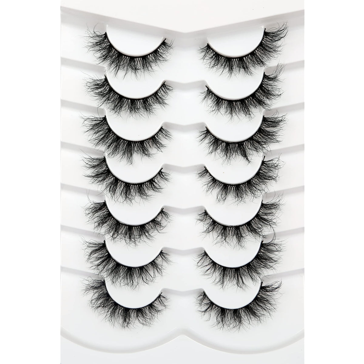 Pooplunch 8D wispy lashes for natural flutter and subtle drama