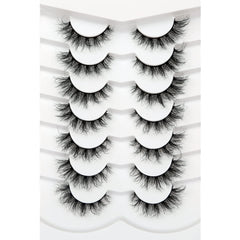 Pooplunch 8D wispy lashes for natural flutter and subtle drama
