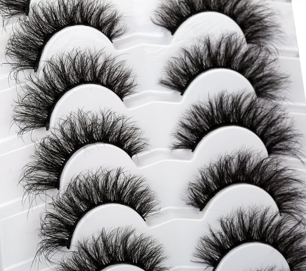 Pooplunch criss-cross faux mink fibers add multi-layered fullness.