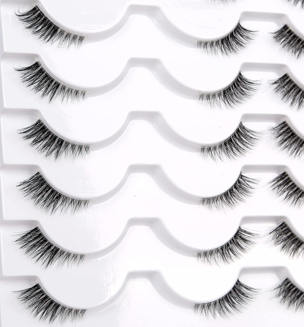 Pooplunch cruelty-free lashes made from synthetic fibers for ethical beauty.