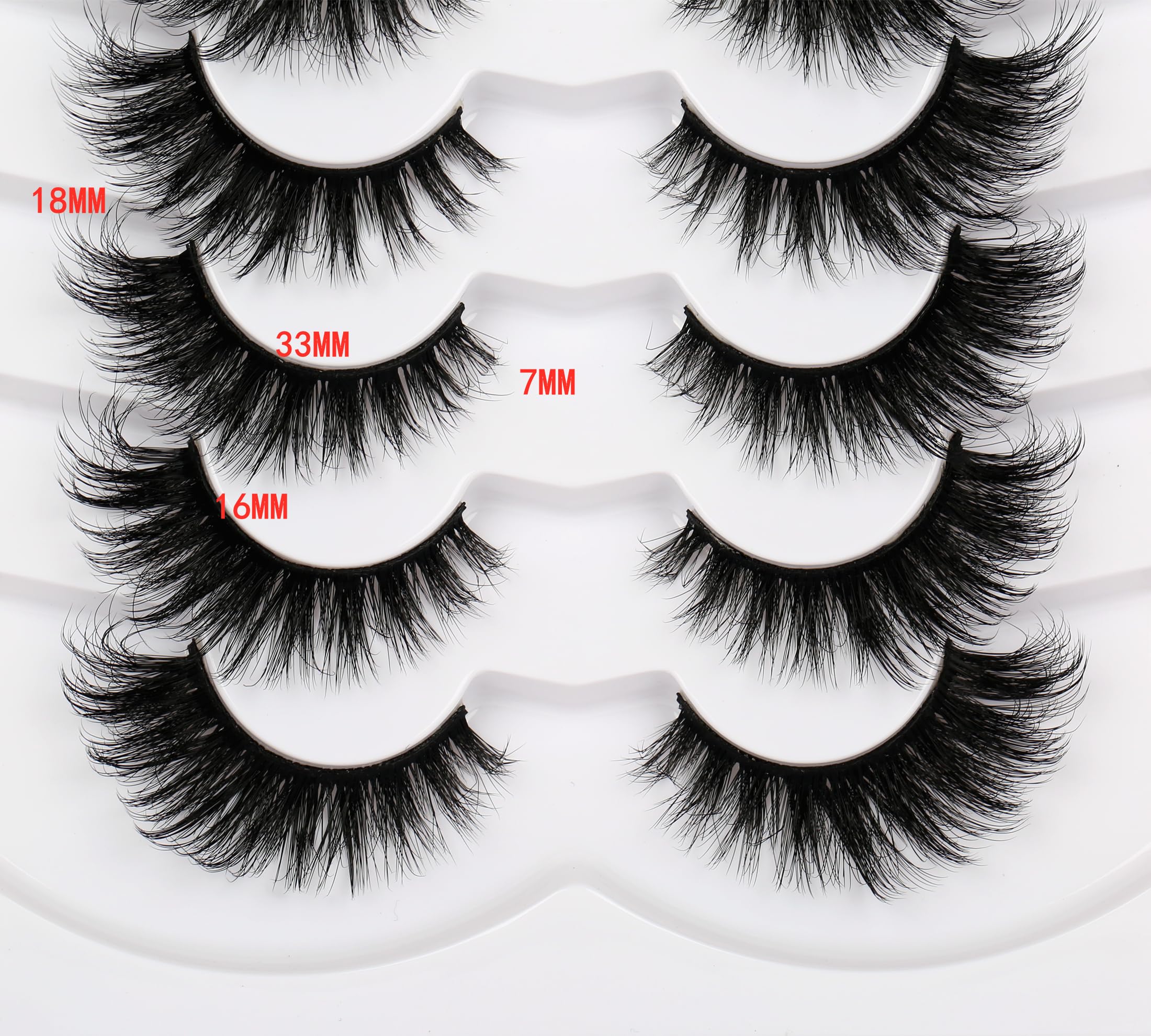 Pooplunch multi-layer criss-cross lashes creating voluminous lash line