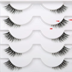 Pooplunch natural accent lashes provide a subtle eye-brightening effect.