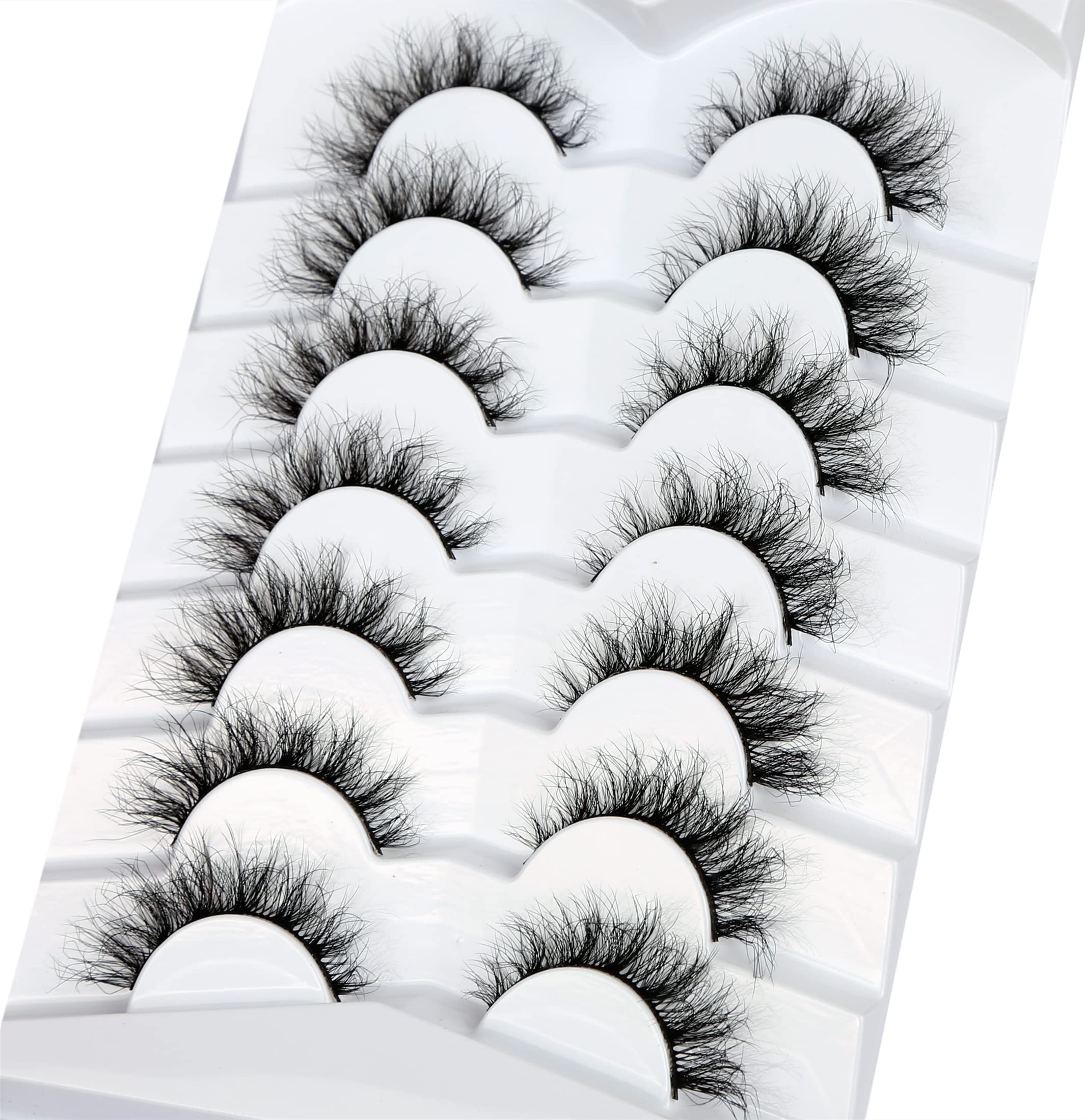 Pooplunch seven-pairs-pack lashes for versatile styling