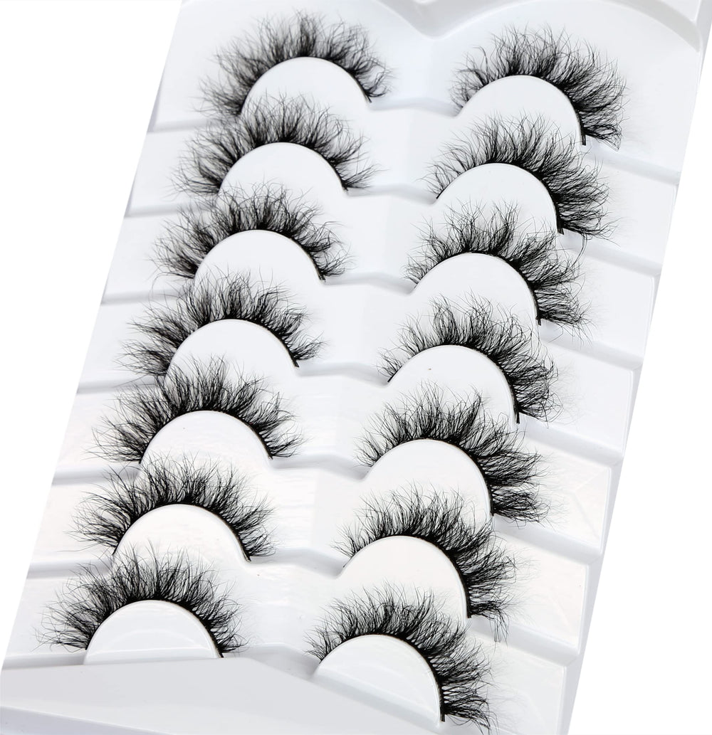 Pooplunch seven-pairs-pack lashes for versatile styling