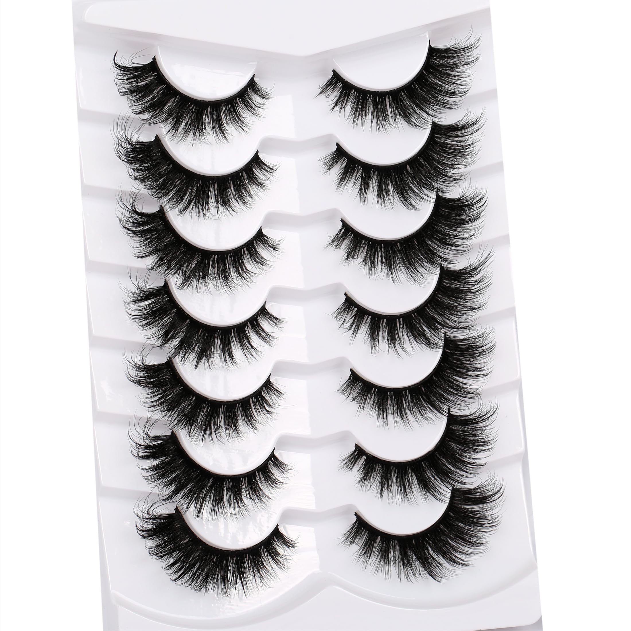 Pooplunch winged cat-eye lashes extending outer corners for definition