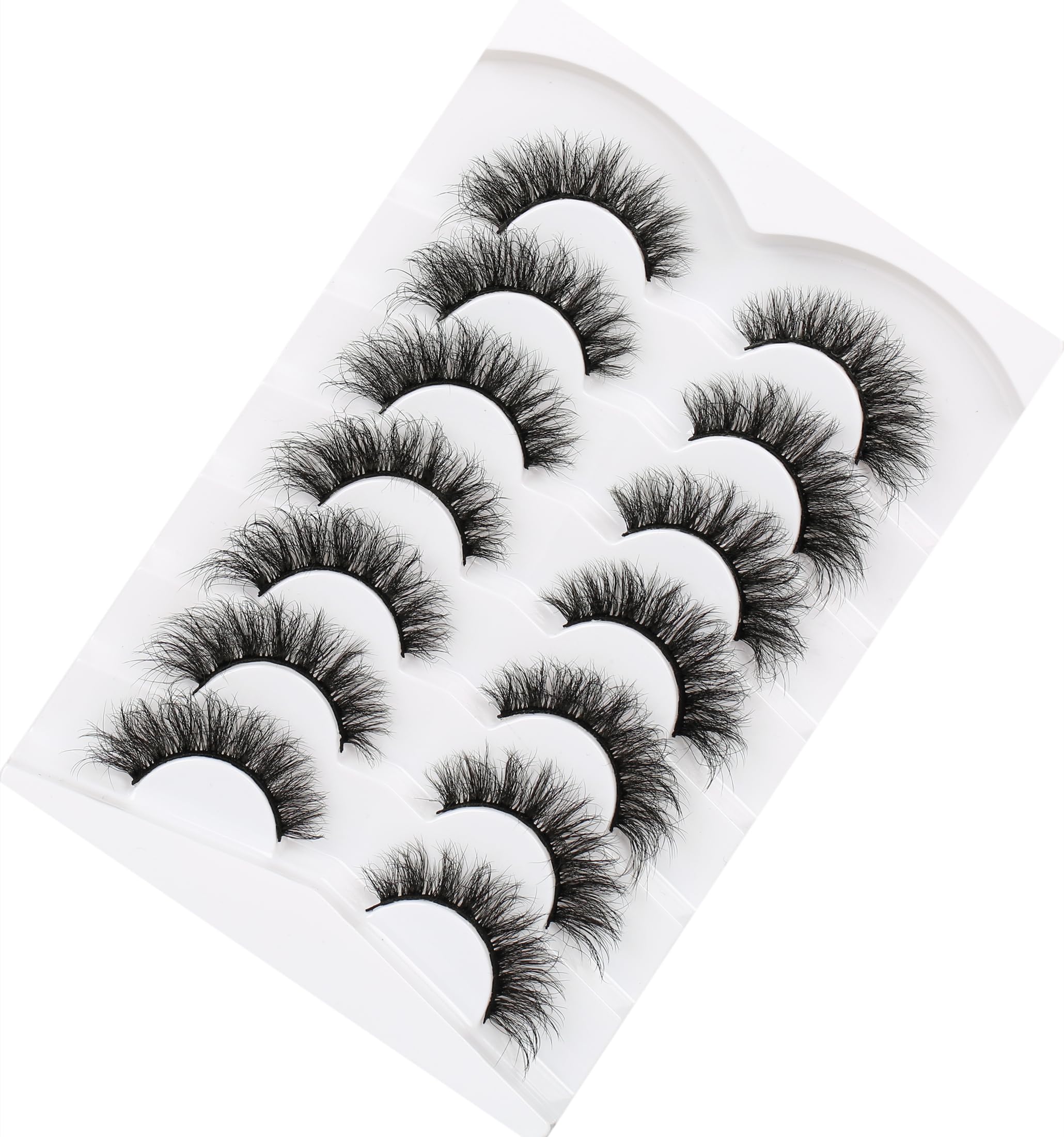 Pooplunch wispy fluttery lashes provide soft, natural-looking volume.