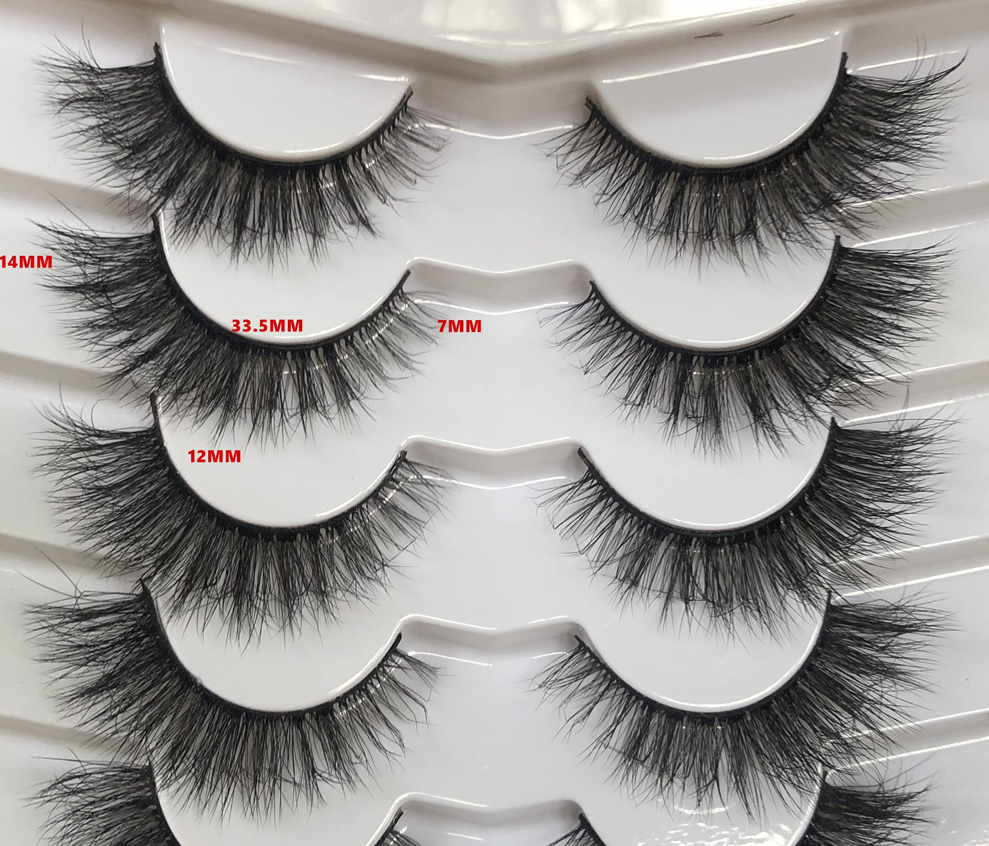 Pooplunch wispy lashes with comfortable cotton band for weightless wear.