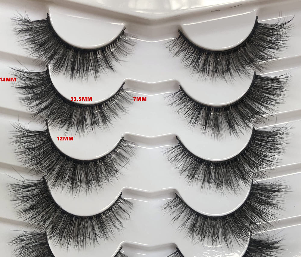 Pooplunch wispy lashes with comfortable cotton band for weightless wear.