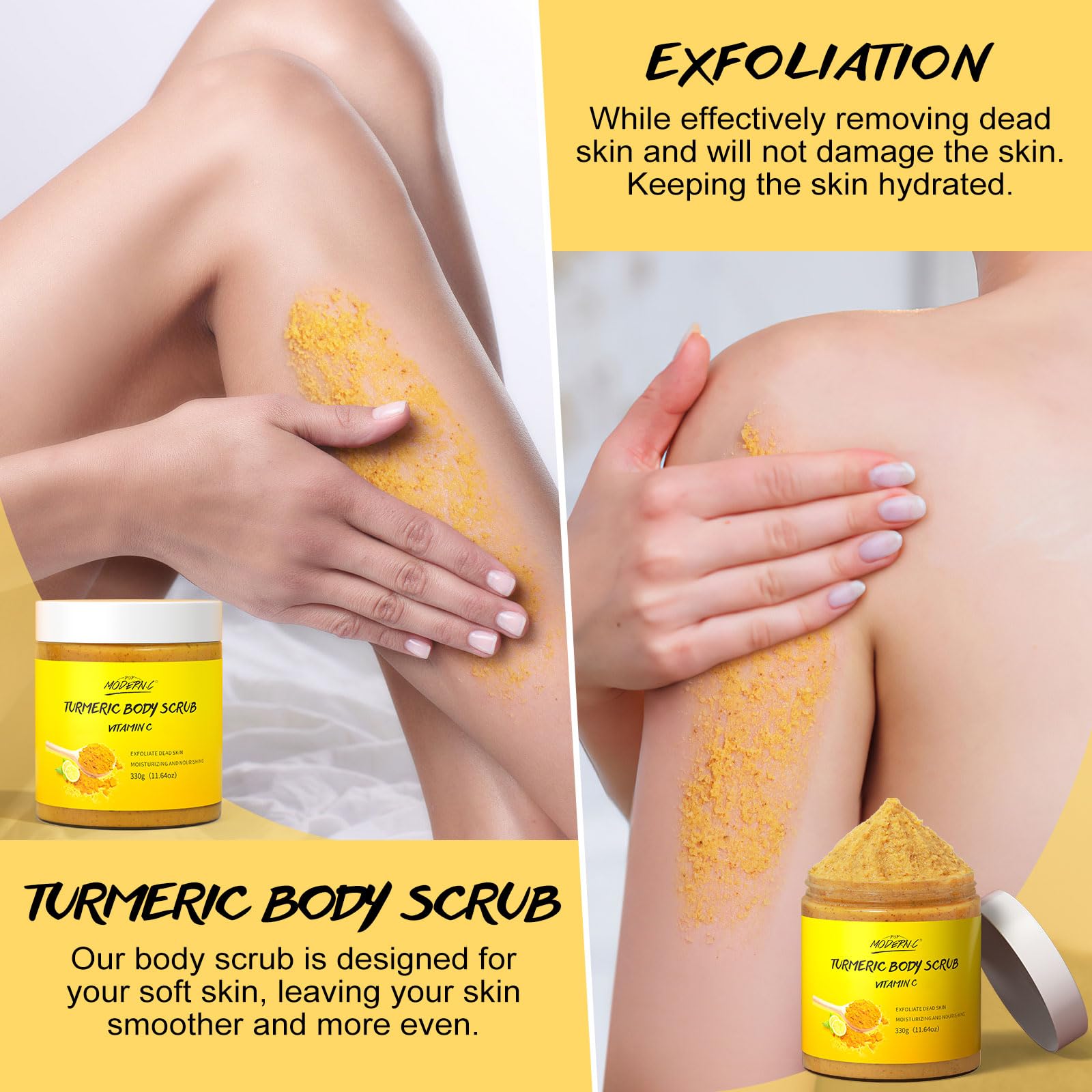 POP MODERN.C textura de gránulos suaves para exfoliar sin irritación