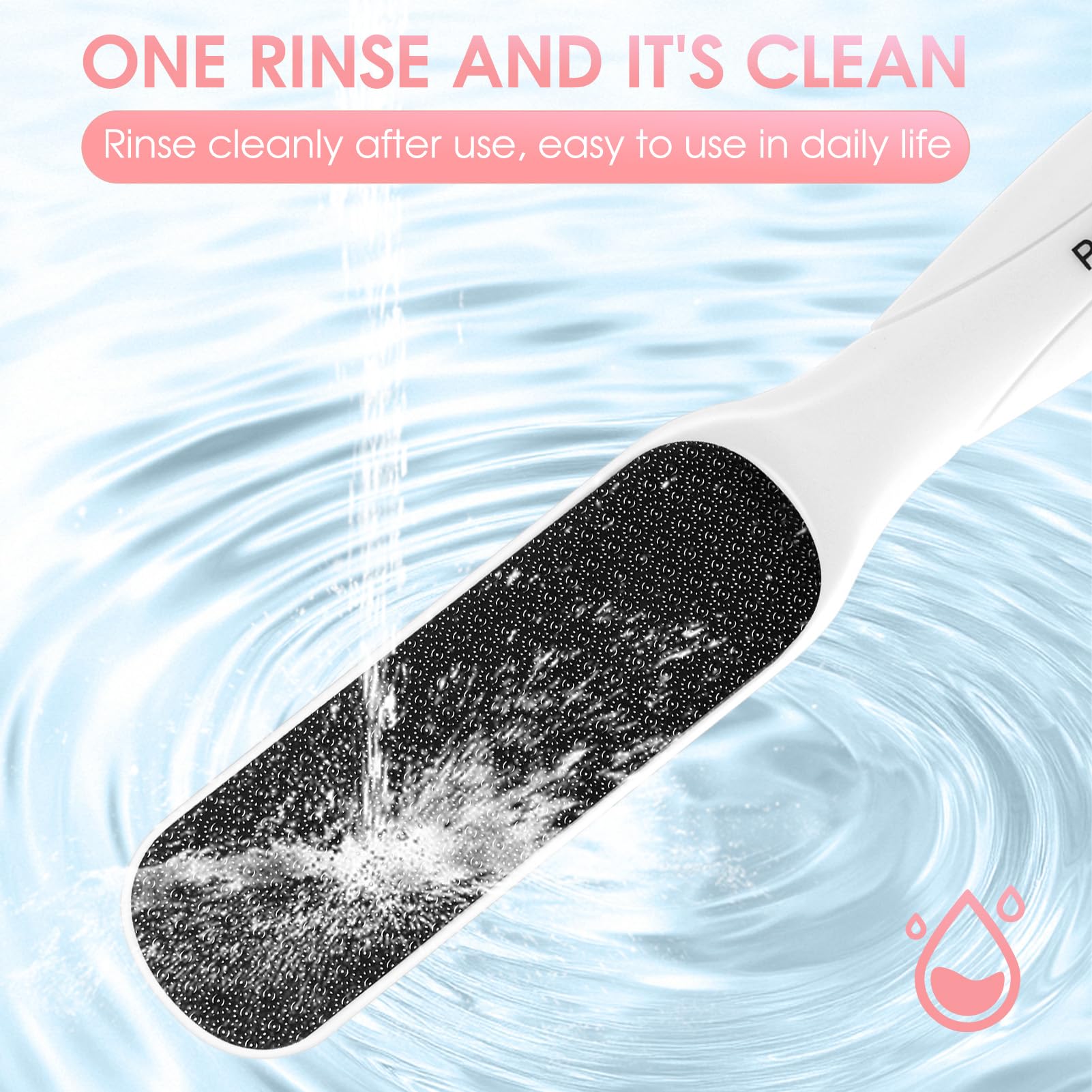 Popakan foot file easy‑clean surface after use