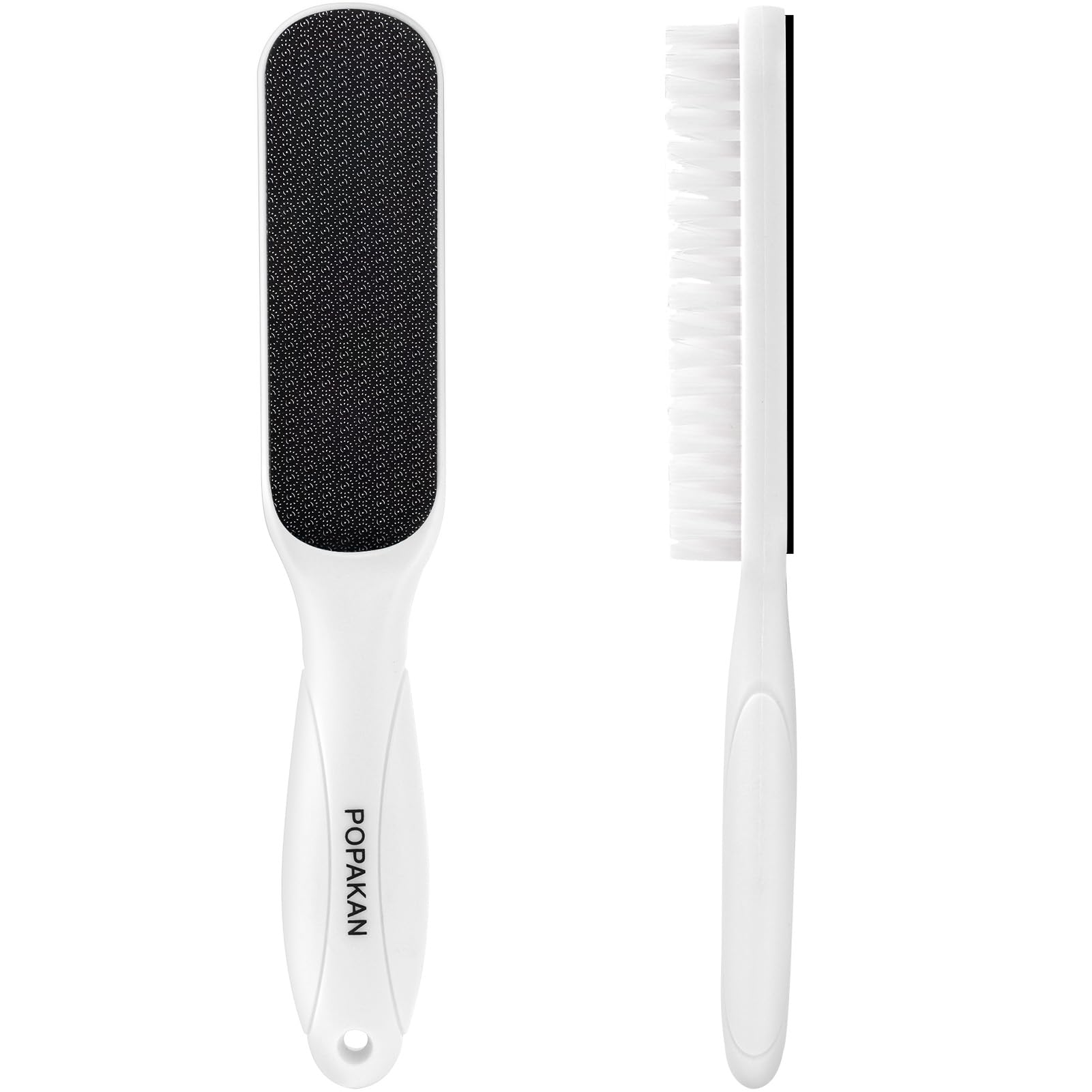 Popakan pedicure brush and nano glass file for smooth feet at home