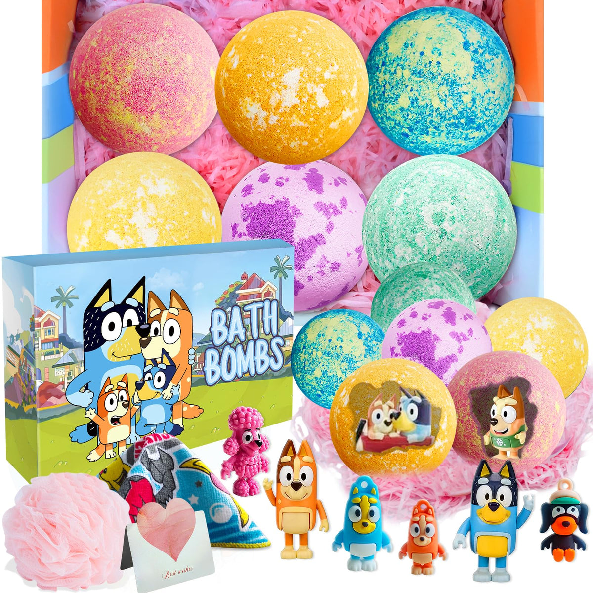 POPBATH bath bombs with surprise inside for kids' baths and play