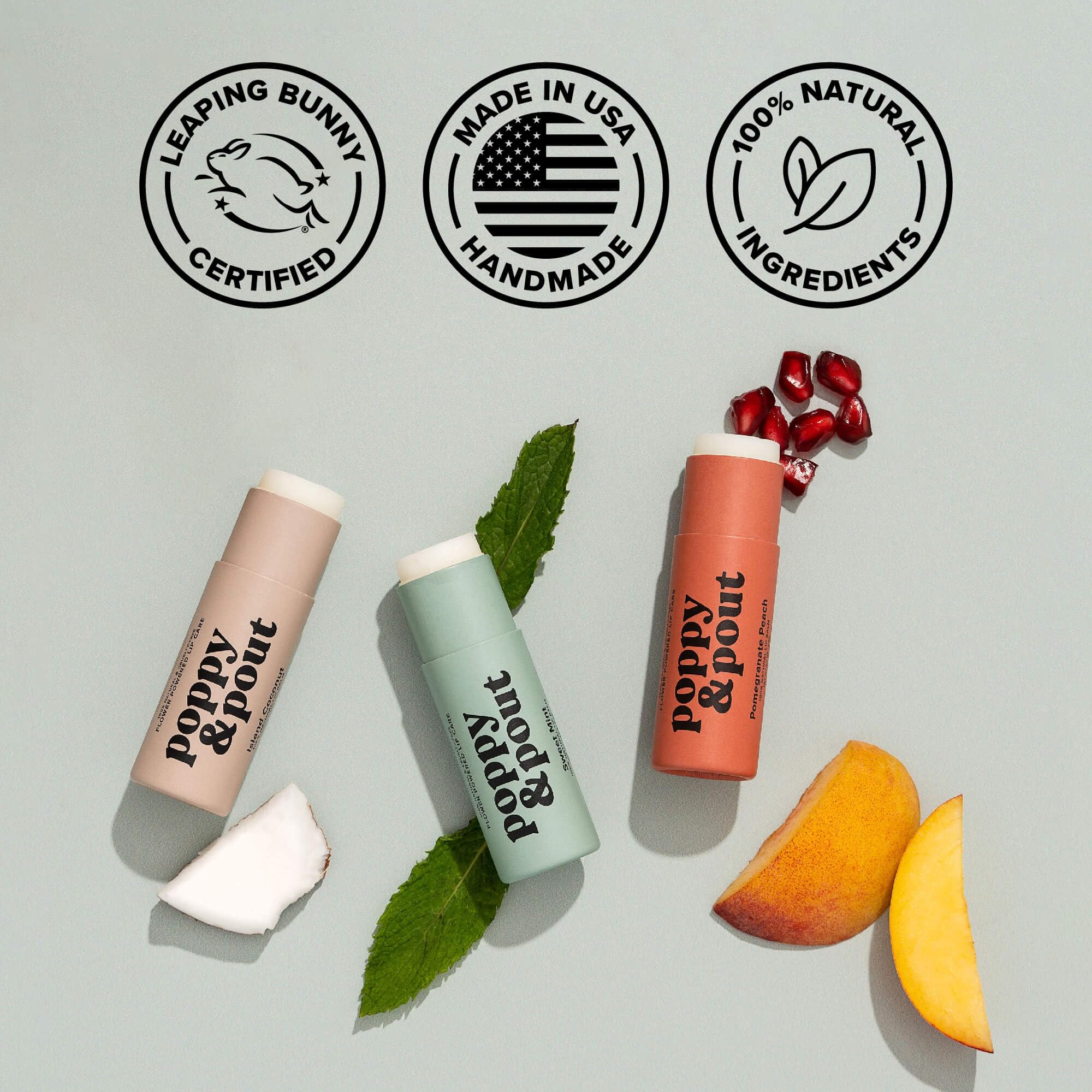 Producto libre de crueldad animal de Poppy & Pout