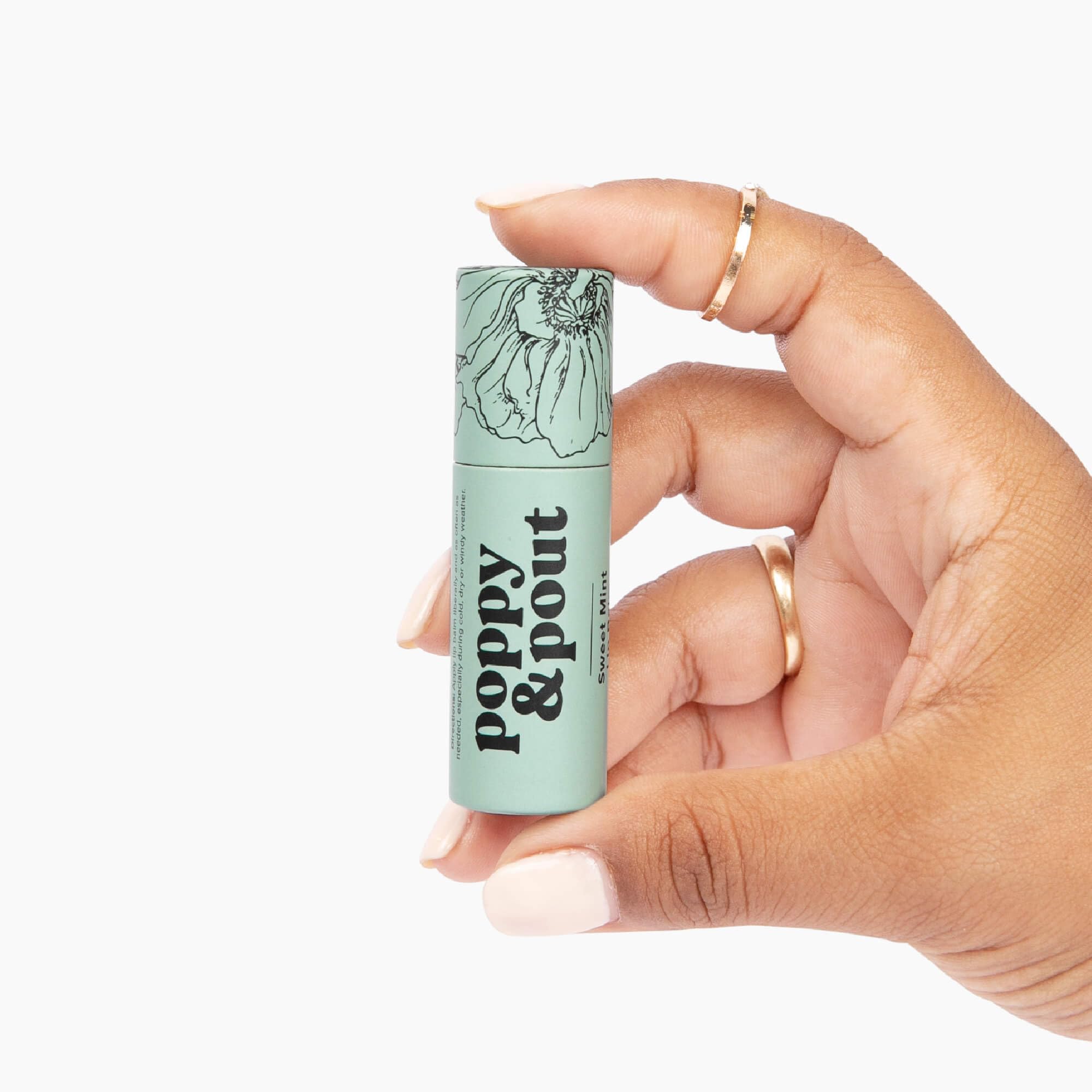Envase de cartón compostable de Poppy & Pout