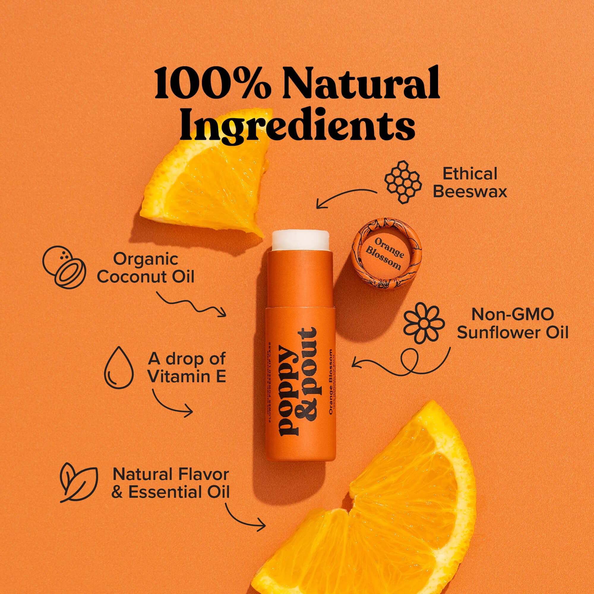 Poppy & Pout Labial: envase de cartón reciclable para uso diario sostenible