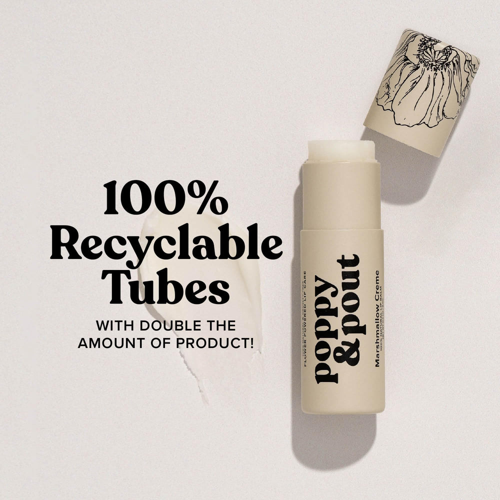 Poppy & Pout muestra de labios suave, aspecto natural