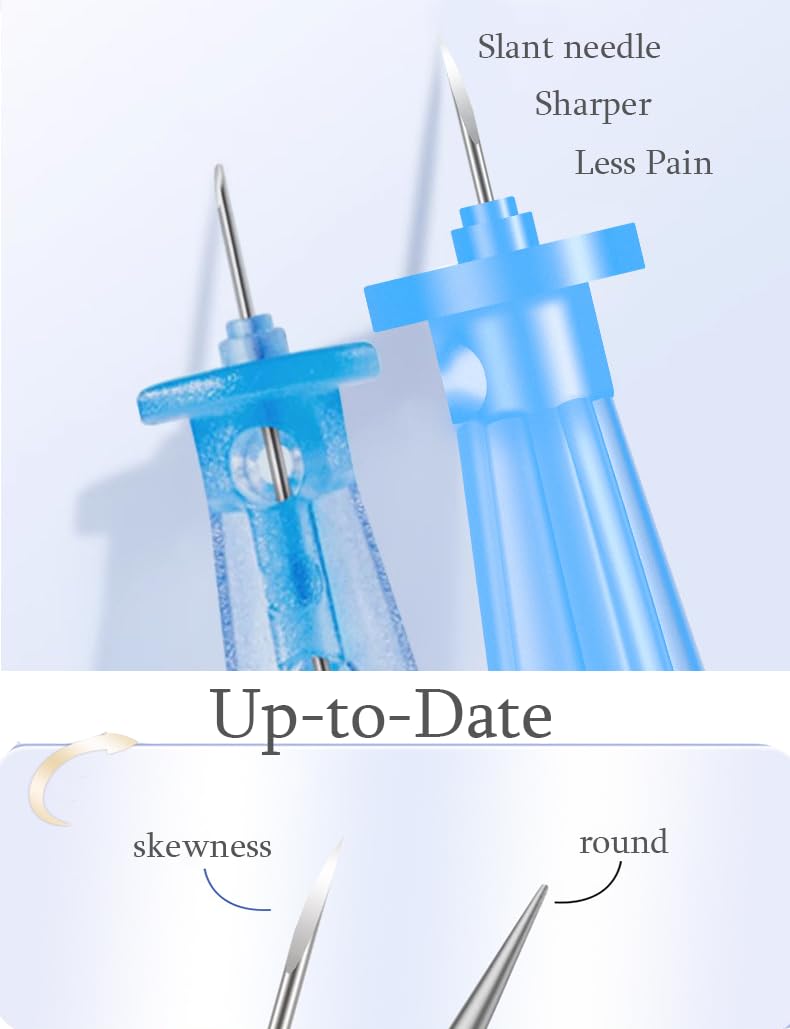Popsica blackhead needle kit for controlled extraction (pink-blue packaging).