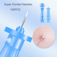Popsica ultra-fine acne tweezers for delicate pore cleaning (pink-blue packaging).