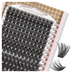 Popup cluster lashes 168pcs pack for versatile looks