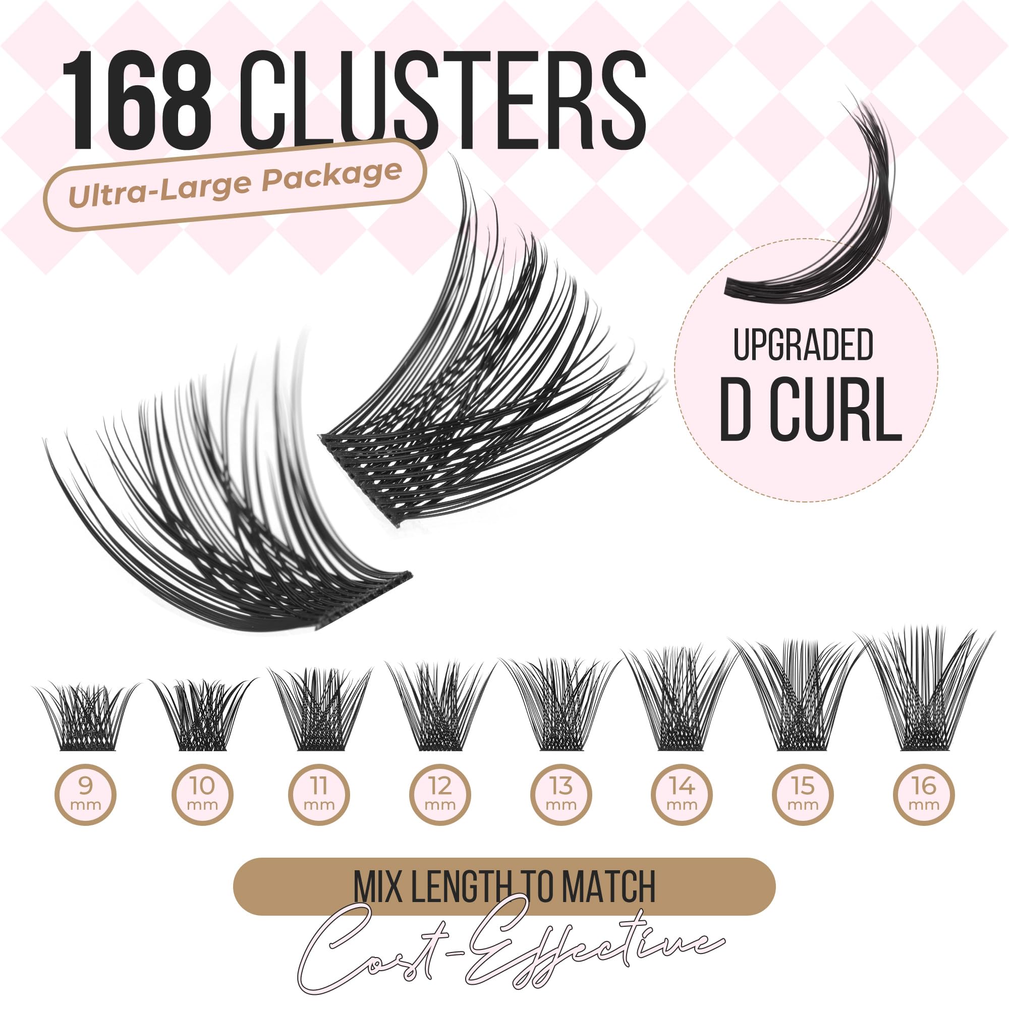 Popup DIY eyelash extensions for at-home use