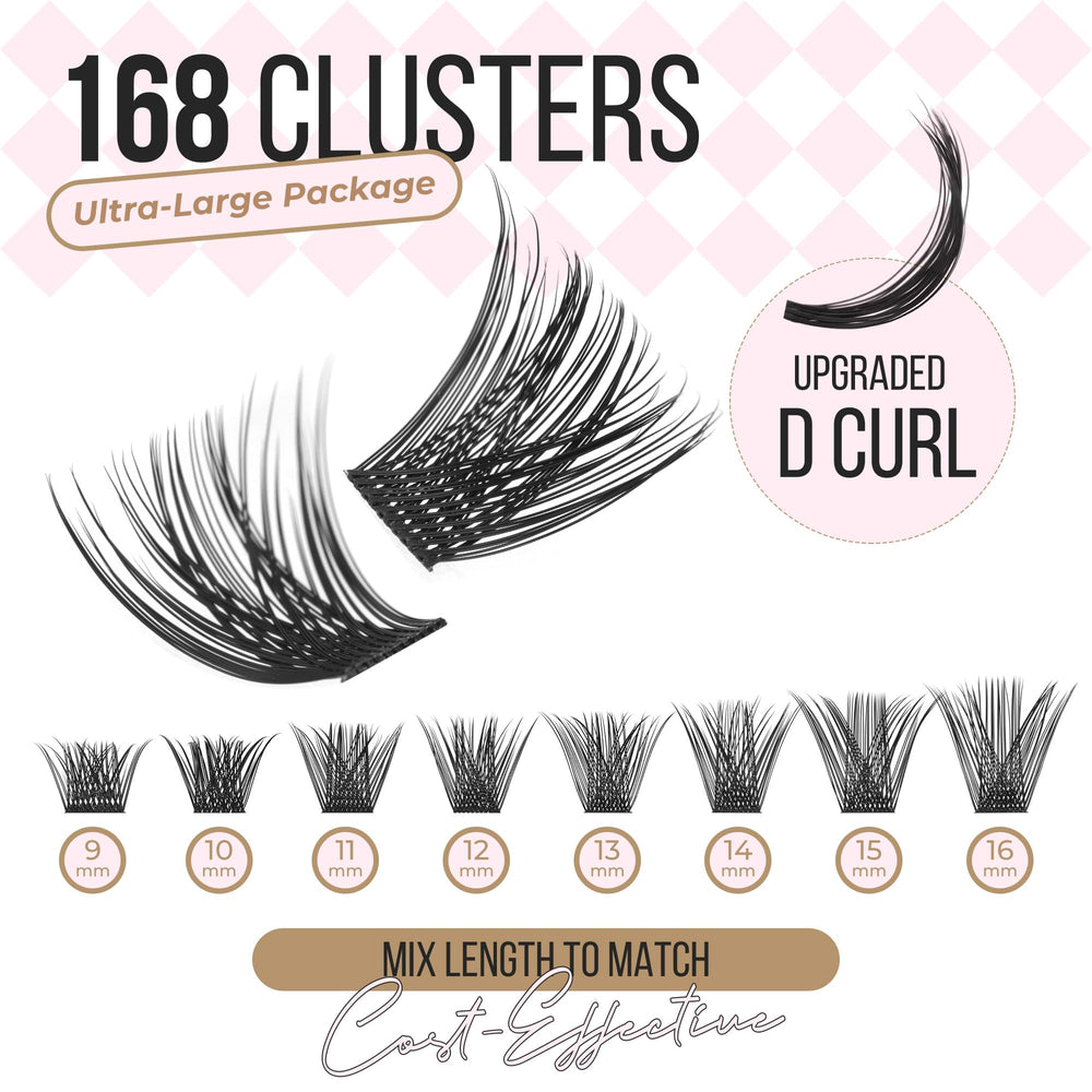 Popup DIY eyelash extensions for at-home use