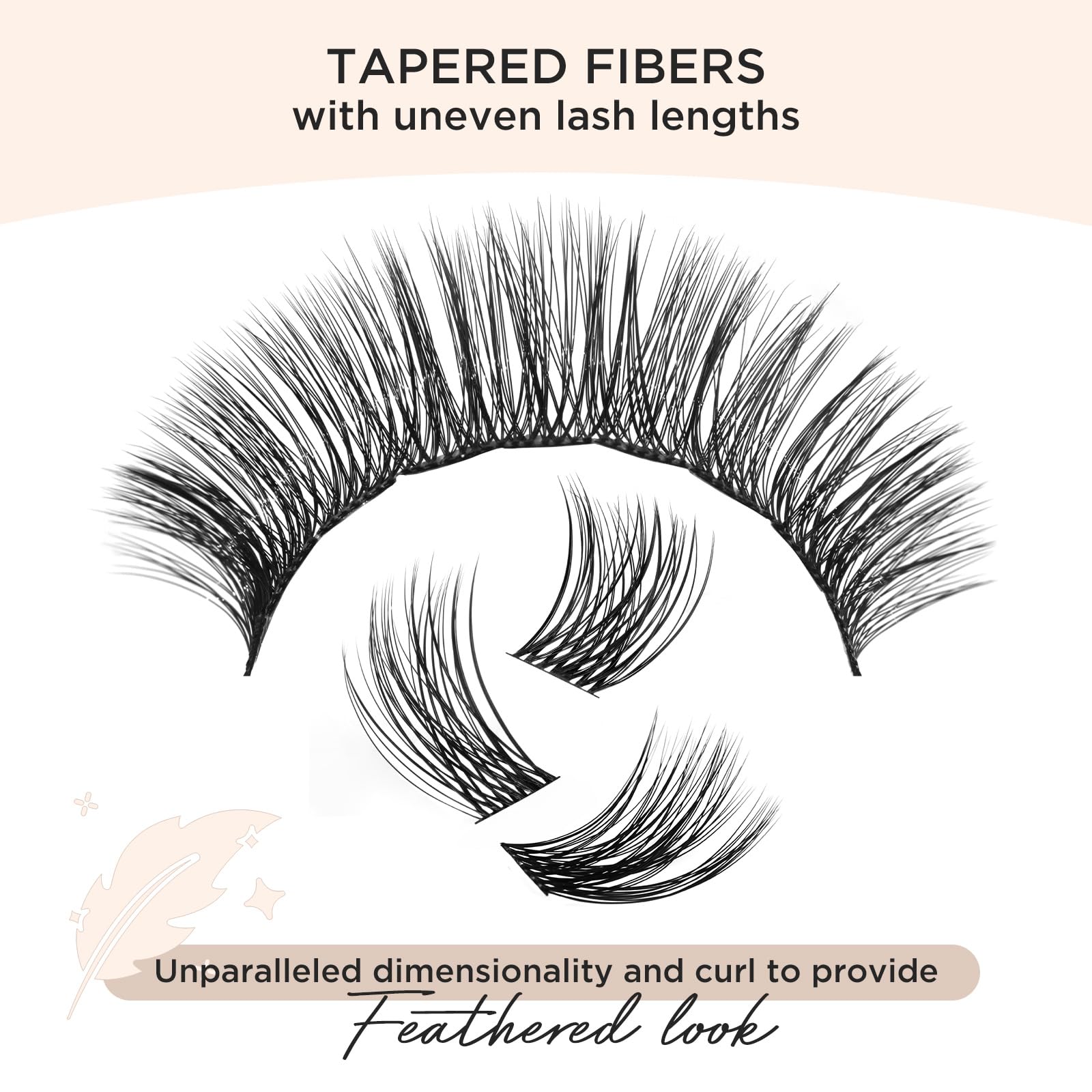 PopUp Lash Clusters offer 10–16 mm lengths for versatile looks.