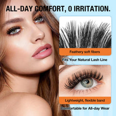 Popup XA03 reusable lashes demonstrated with gentle removal and care tips