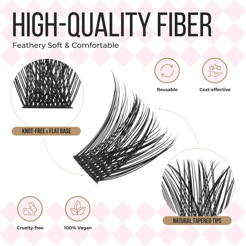 Popup soft synthetic fibers feel lightweight and comfortable