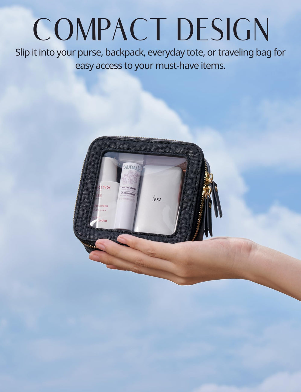 Popvibe water-resistant construction protects contents during rain or spills.