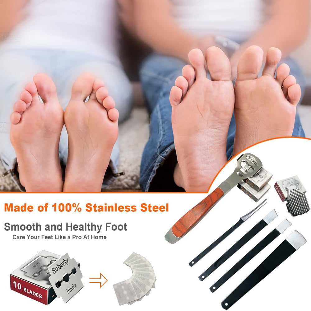 POQOD ergonomic handle ensures comfortable grip during foot care