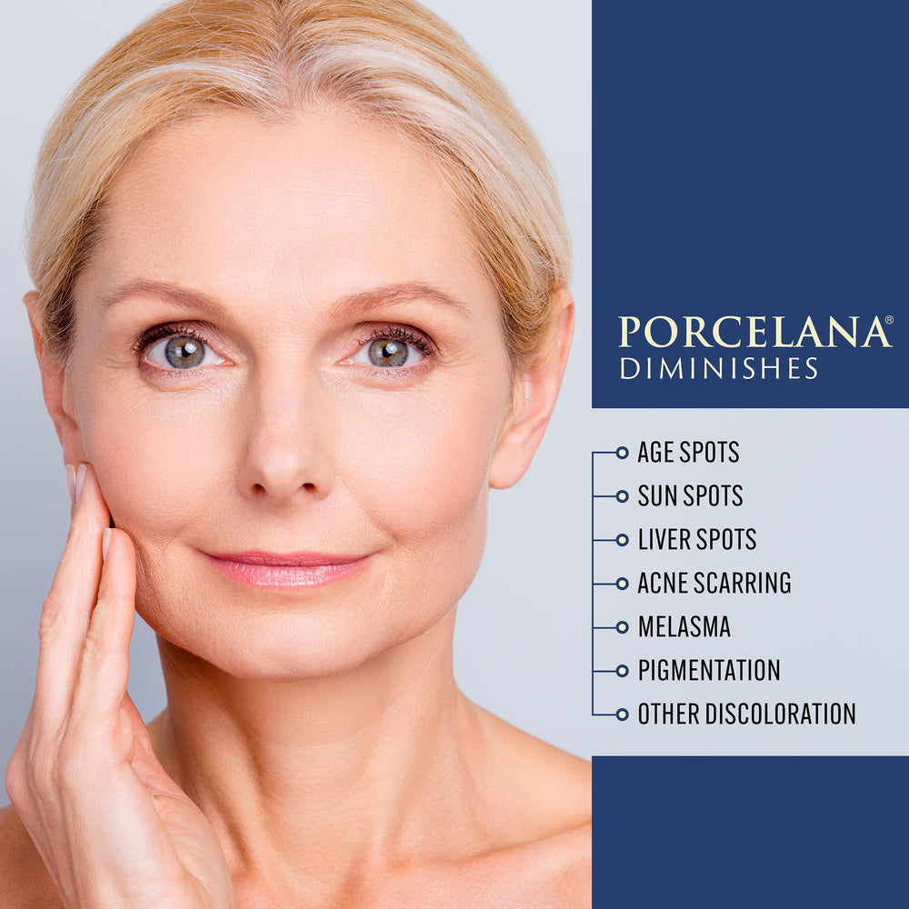 Porcelana antioxidantes favorecen renovación celular para un aspecto más fresco.