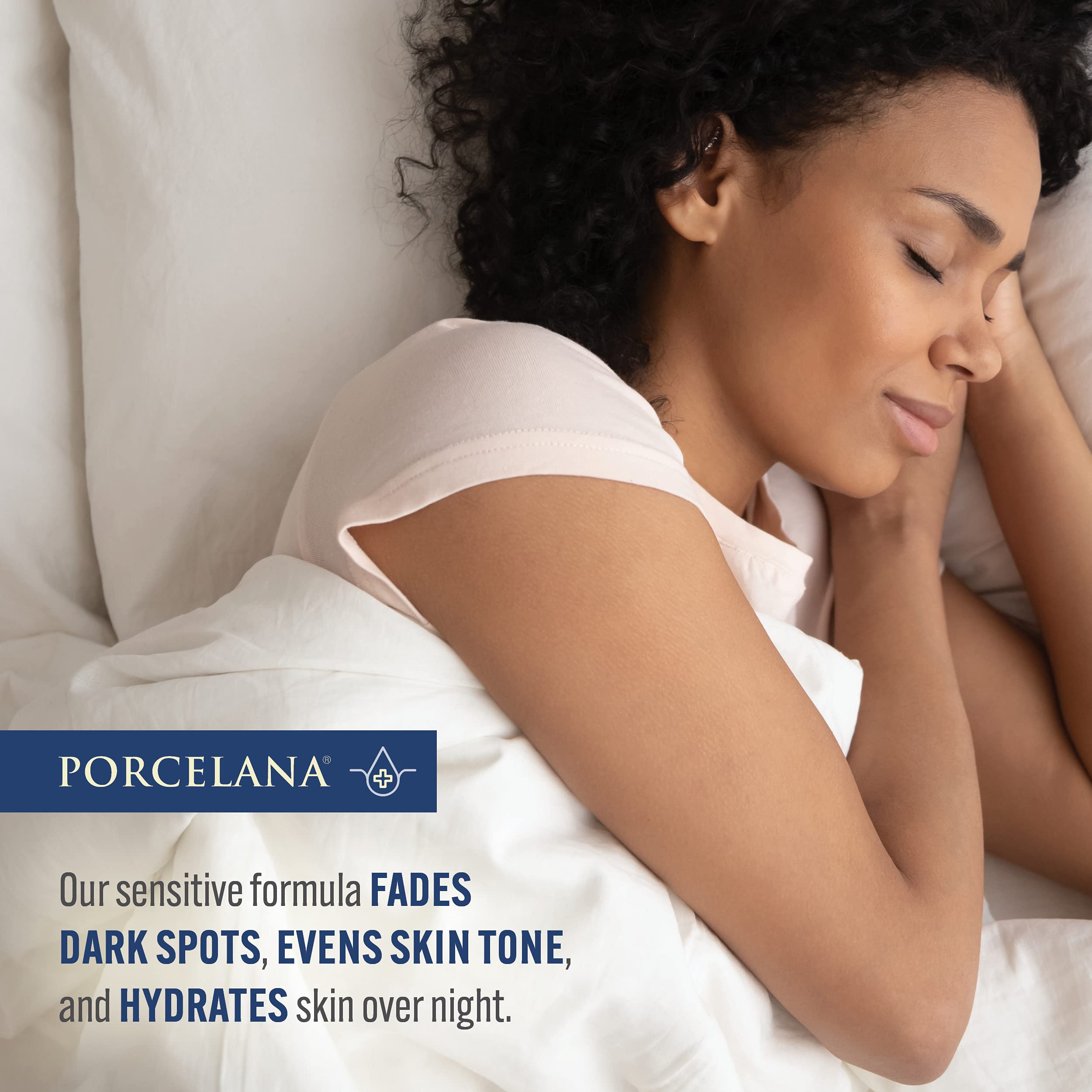 Porcelana ayuda a unificar el tono de piel mediante ingredientes iluminadores.