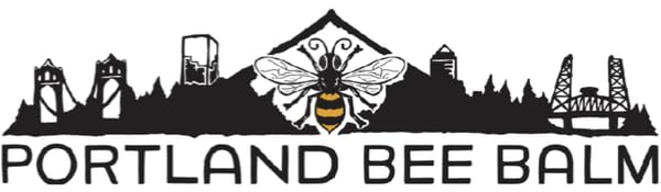 Envase plástico neutro de Portland Bee Balm para una opción más responsable.