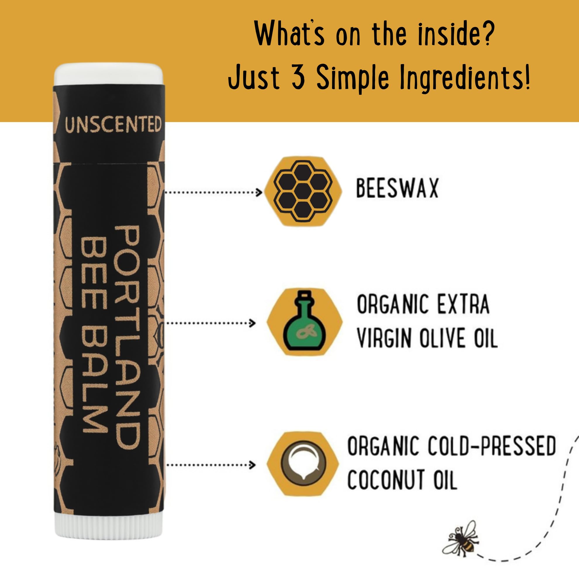 Portland Bee Balm recyclable packaging emphasis for eco-friendly lip care