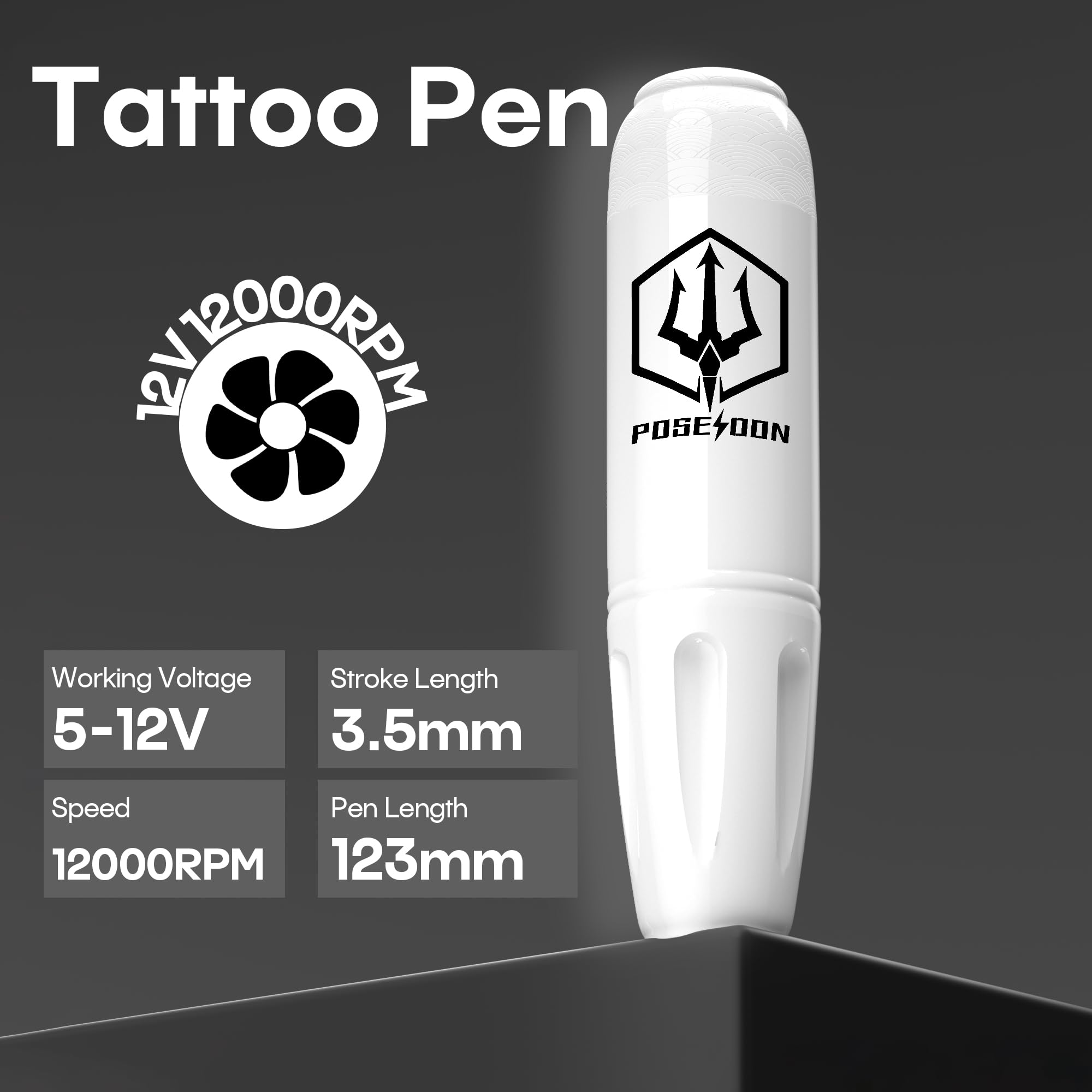 POSEIDON dual battery pack offering long cordless sessions and quick swaps.