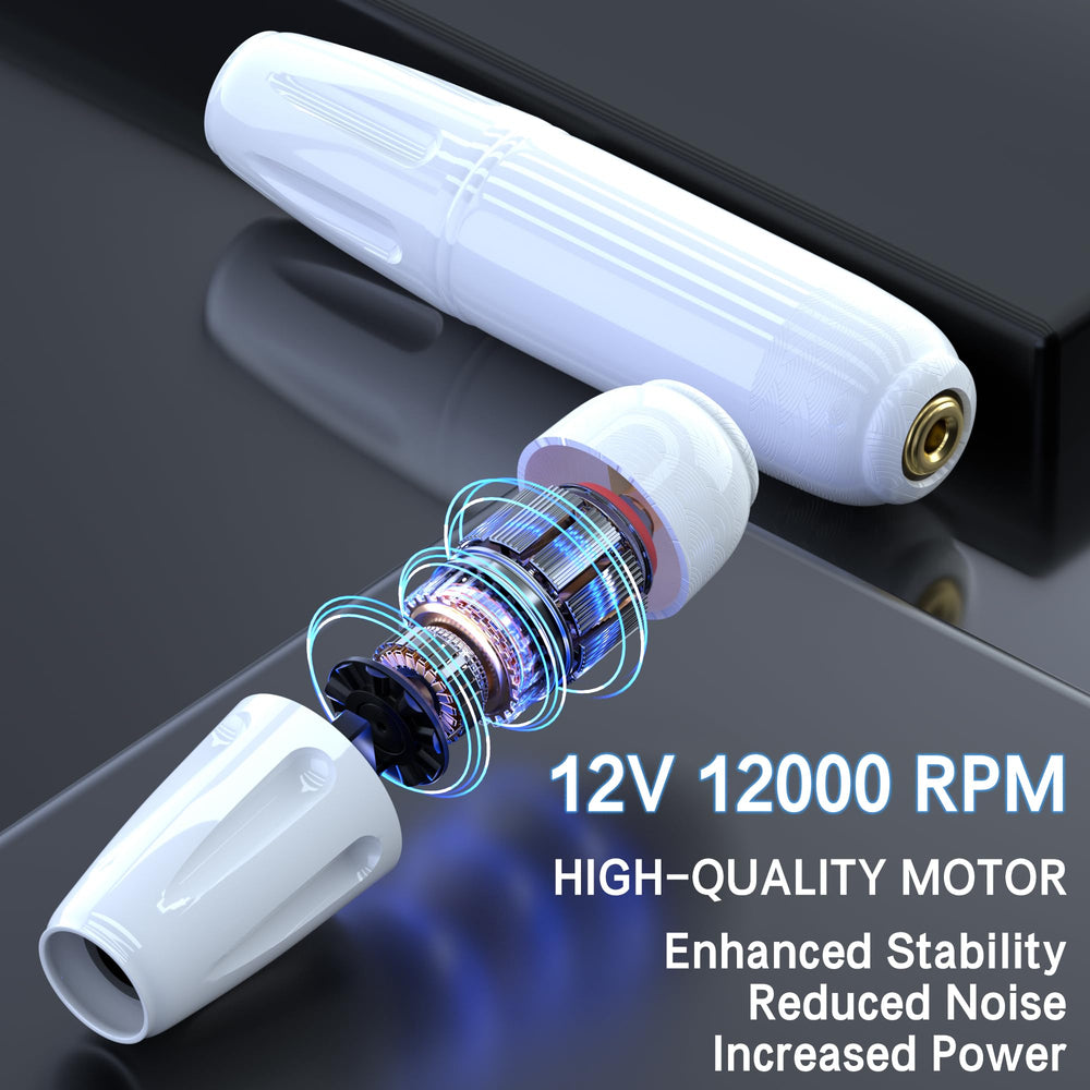 POSEIDON 20 sterile cartridge needles ensuring steady ink flow with single-use safety.